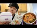 Cooking Dukbokki (떡볶이) with Electric Lunchbox