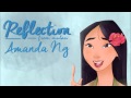 Mulans reflection cover  amanda ng