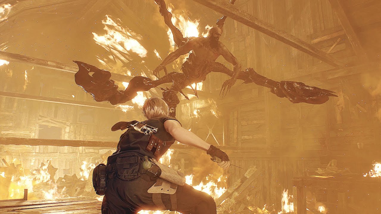 Resident Evil 4 Remake Bitores Mendez Boss Fight YouTube