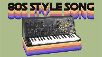 This 80s SYNTH song travelled to the FUTURE | KORG MS 20 Mini & AKAI MPK mini