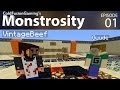 Minecraft monstrosity with beef  guude episode 1