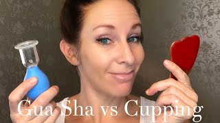 Gua Sha or Cupping 4 FACIAL BEAUTY ROUTINE to remove wrinkles.  Find out which 1 is best & DIY!