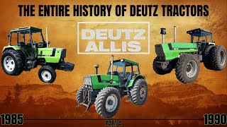 Deutz Tractor History Part 4: The Deutz-Allis Era (1985-1990)