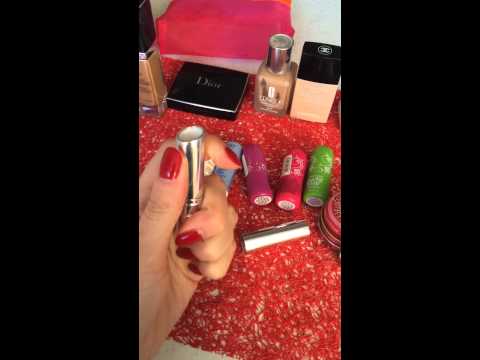 Обзор гигиенических помад Dior , Clinique , Vichy, lucky day, nuxe и др.