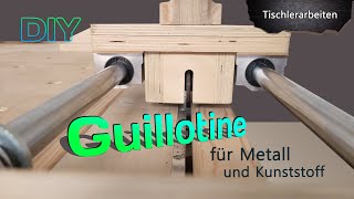 GUILLOTINE aus Kreissäge und Sperrholz. Mit seinen eigenen Händen. DIY