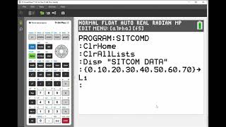Program data into TI 84 easily