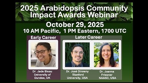 2025 Community Impact Awards: Jose Dinneny, Jade Bleau & Joanna Friesner