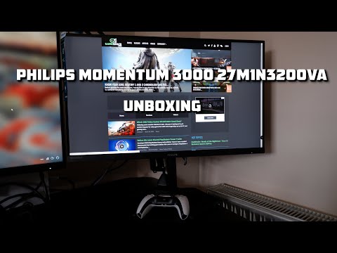 Philips Momentum 3000 Series - 27M1N3200VA Unboxing 