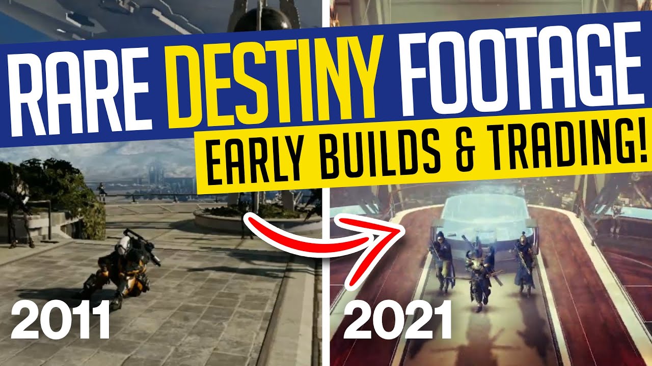 Destiny 2 | RARE DESTINY FOOTAGE! Early Development, Trading & More