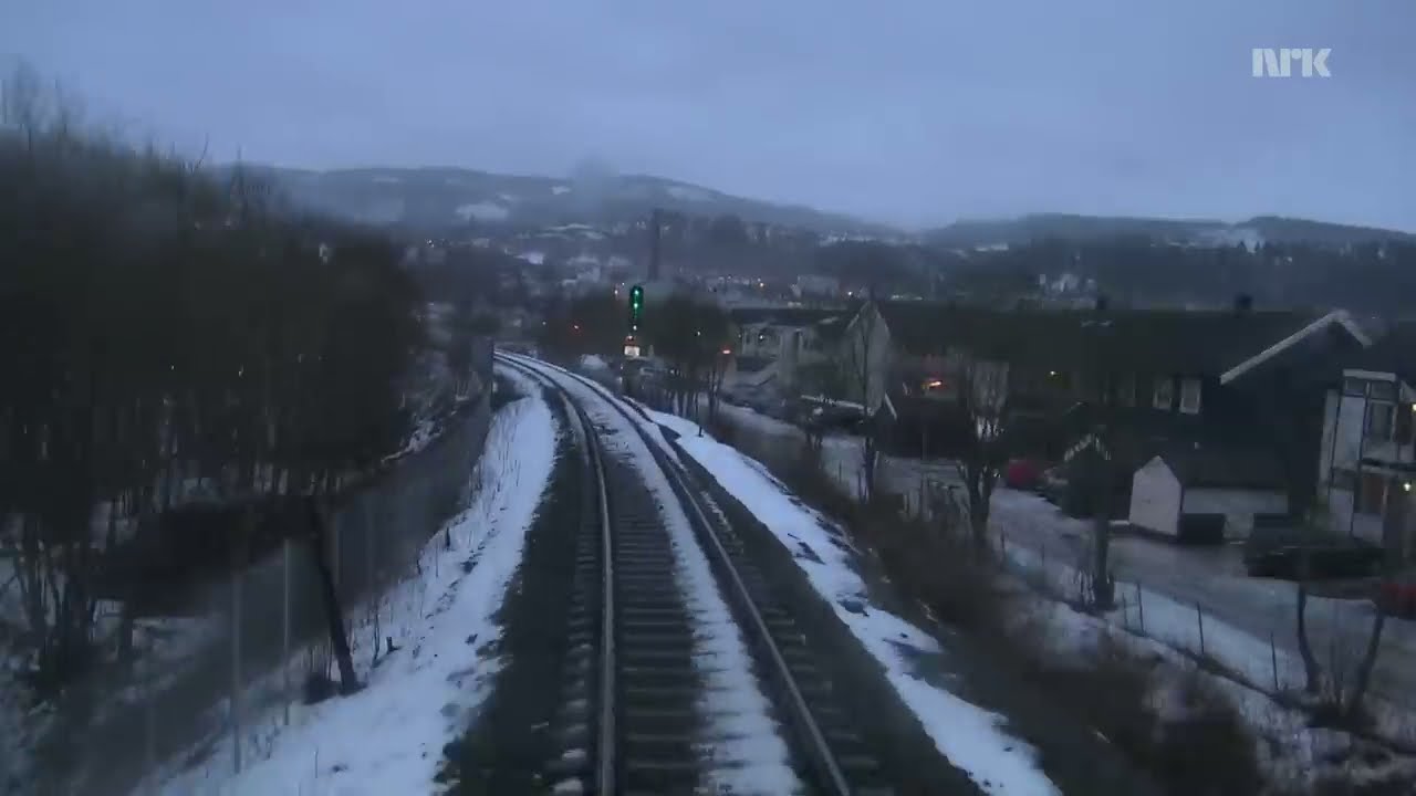 View from The Nordland Line in Winter