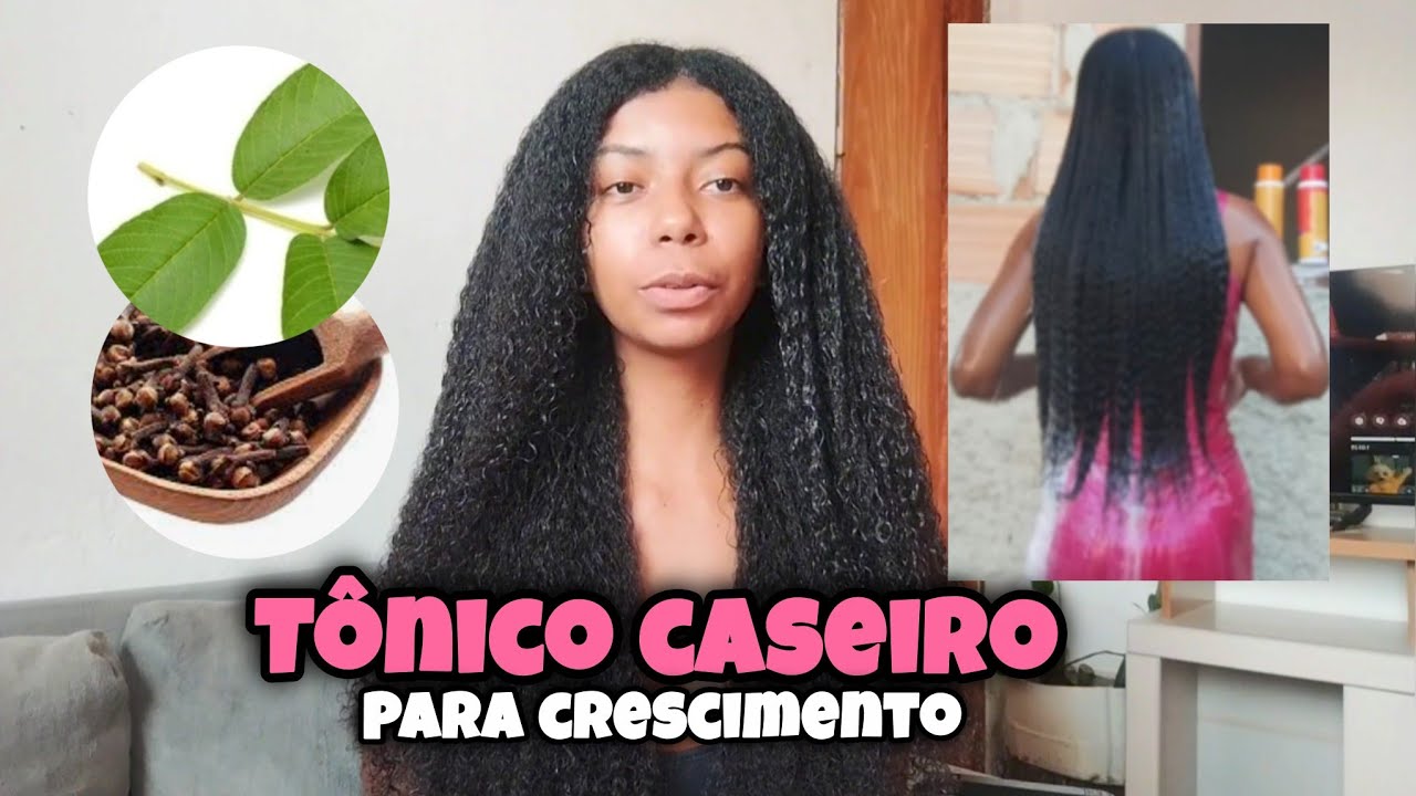 COMO MEU CABELO CRESCEU TÃO RÁPIDO| fiz o tônico caseiro com apenas 3 ingredientes😱