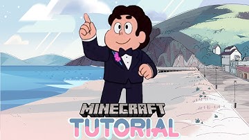 Minecraft Steven Universe Wedding Steven Statue Building Tutorial