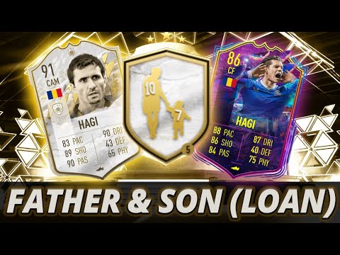 FIFA 22 GHEORGHE HAGI [LOAN] SBC! (FATHER & SON) (CHEAPEST SOLUTION - NO LOYALTY)