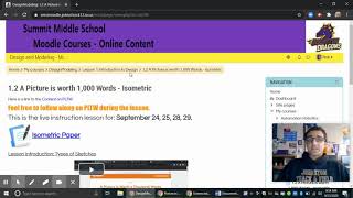 September 23, 2020 PLTW 6th Grade Design and Modeling Update