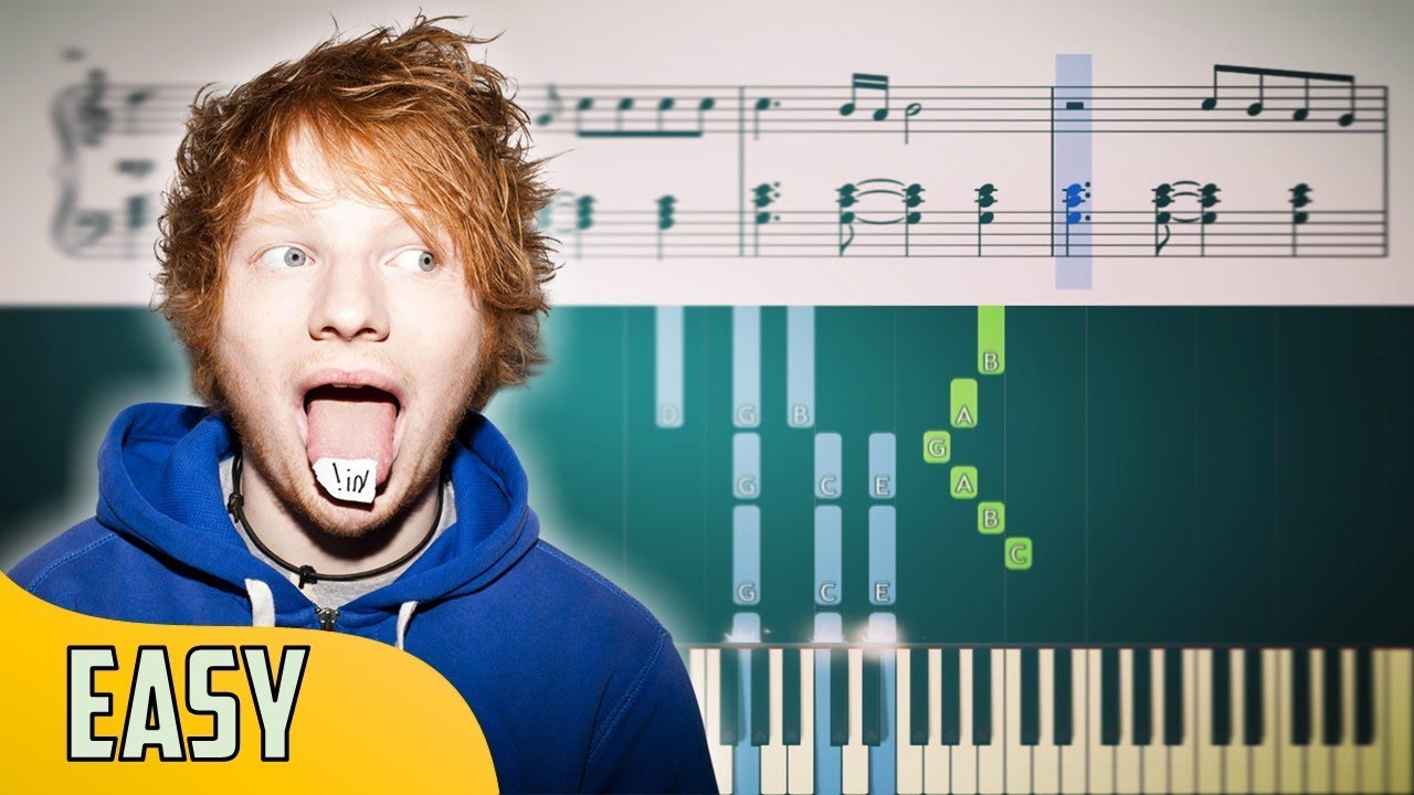 I DON'T CARE (Ed Sheeran, Justin Bieber) EASY Piano Tutorial + SHEETS