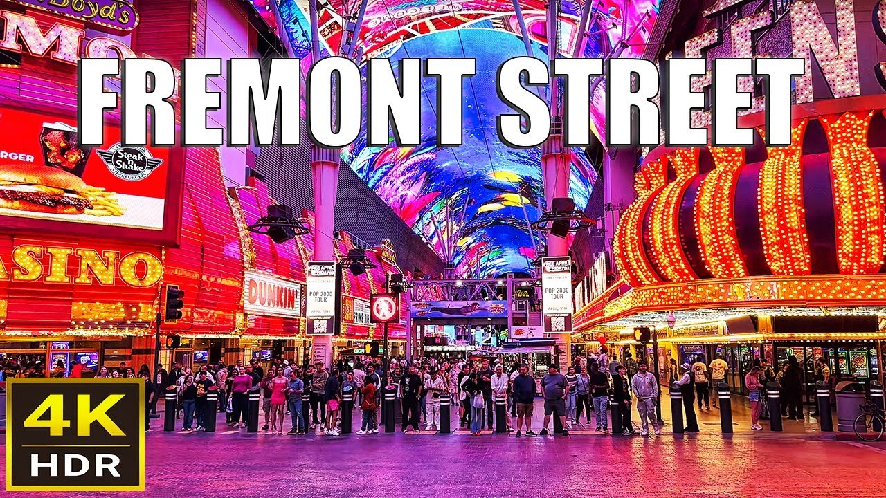 Fremont Street Las Vegas Walk - March 2024 - Las Vegas, Nevada