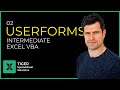 How To Validate Userform Inputs With Excel VBA (Excel Userforms For Intermediates 2)