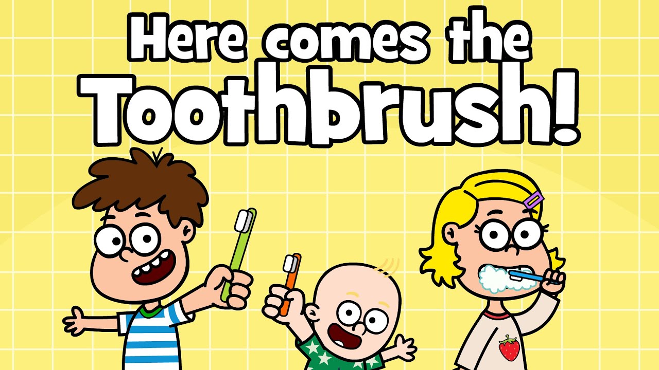 Brush Your Teeth Song  Here Comes The Toothbrush  Tooth Monster  Healthy Habits