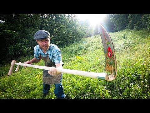 How To Use A Scythe - Abundant Permaculture