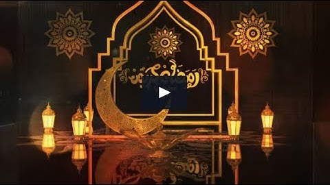 Ramadan kareem 3d opener | After Effects Template Videohive
