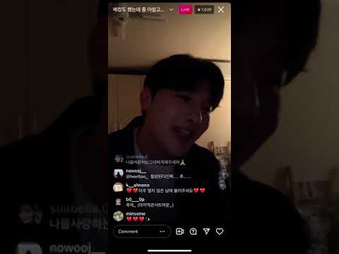 10/19/21 멜로망스 김민석 인스타라이브 - 인사