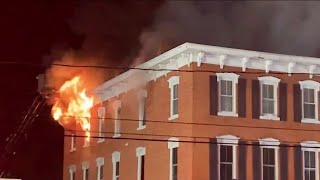 Fire rips through Black Knight Tavern in Landisville, Lancaster County