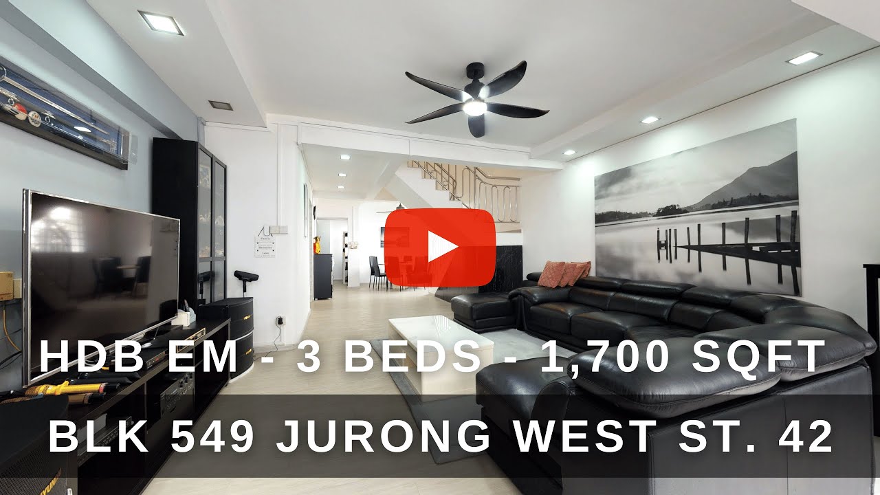 Home Tour Video - Blk 549 Jurong West Street 42 - HDB Executive Maisonette  - 3 Bedrooms - 1,700 Sqft - YouTube