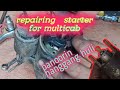 how to repair a starter(paano ayosin ang sirang starter)