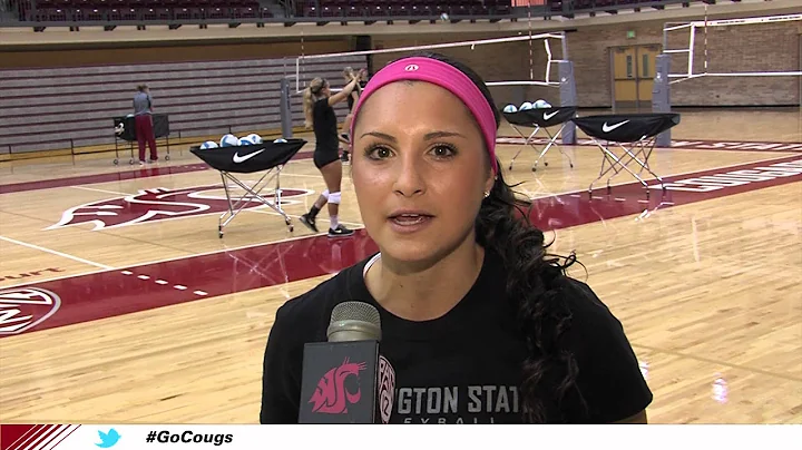 WSU Volleyball: Maile Scarpino Interview. Sept. 25