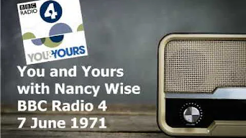 You and Yours with Nancy Wise