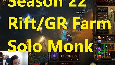Season 22 Monk Solo Rift GR Farm Builds I Use
