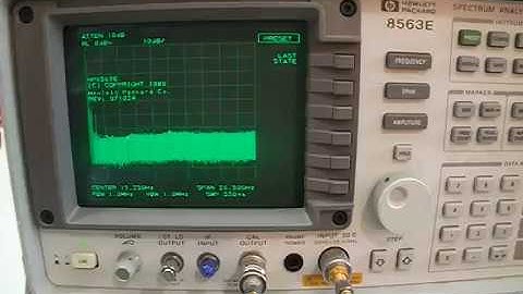 HP Agilent 8563E spectrum analyzer Patentix Ltd 2