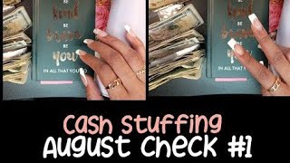 AUGUST|CASH STUFFING|SINKING FUNDS #cashstuffing #sinkingfunds