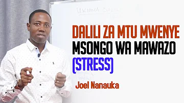 Dalili Za Mtu MWenye Msongo Wa Mawazo (Stress)