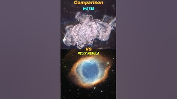 Water VS Helix Nebula Zoom In/Out Comparison #universe #space #viralshort #shorts #trending