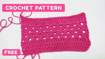 PERFECT SIMPLE CROCHET  A very beautiful and openwork pattern for beginners