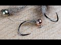 Euro nymph - Hare&#39;s ear nymph series #1 - Squirrel collar - Fly tying tutorial