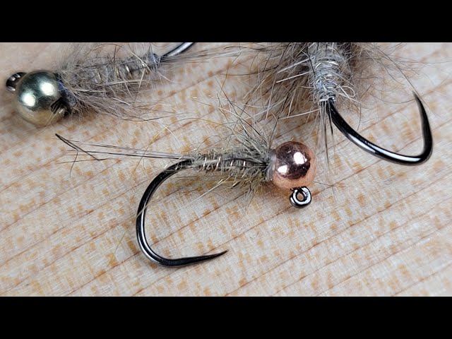 Euro nymph - Hare's ear nymph series #1 - Squirrel collar - Fly tying  tutorial 