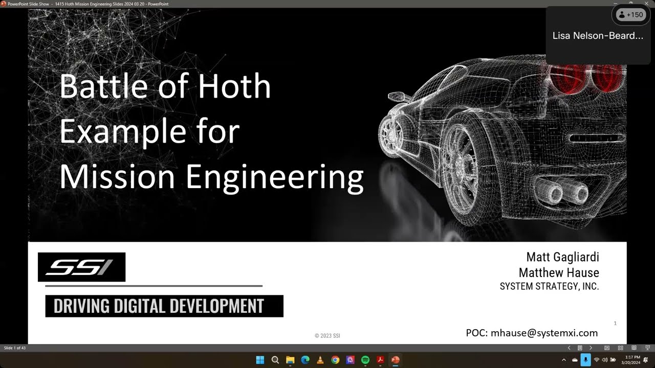 Darth Vader's Secret Weapon: Implementing Mission Engineering with UAF