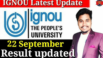 IGNOU 22 सितम्बर 2021 RESULT UPDATED FOR JUNE 2021 (NEW) |December 2020 |IGNOI RESULT 2021