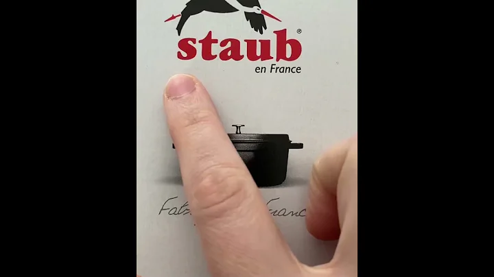 Pro tip: STAUB rhymes with "robe" not "rob." #madeinstaub #shorts #staub