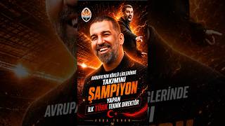 Arda Turan Tarih Yazdı! Avrupa’da Şampiyon Yapan İlk Türk Hoca 🇹🇷👏 #futbol