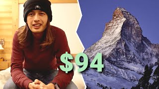 I booked the CHEAPEST Hotel in Zermatt 🇨🇭 [ENG. SUB.] | EP. 10