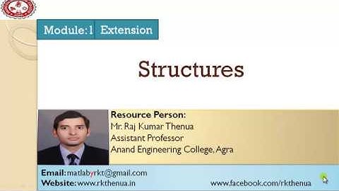 Lecture-41: MATLAB Structures (Hindi/Urdu)