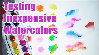 Inexpensive Watercolor Review | Sargent Art Watercolor - Youtube