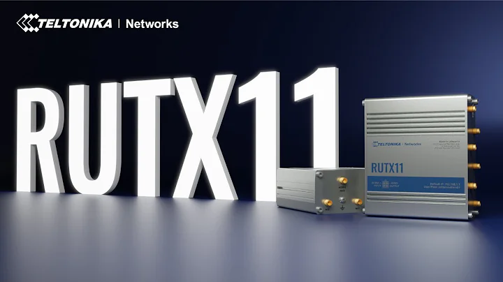 Introducing RUTX11 - Dual-SIM Gigabit Cellular Router | Teltonika Networks