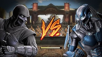 NOOB SAIBOT VS CYBER SUB-ZERO  mortal kombat(⌐■_■)😎🧜‍♂️
