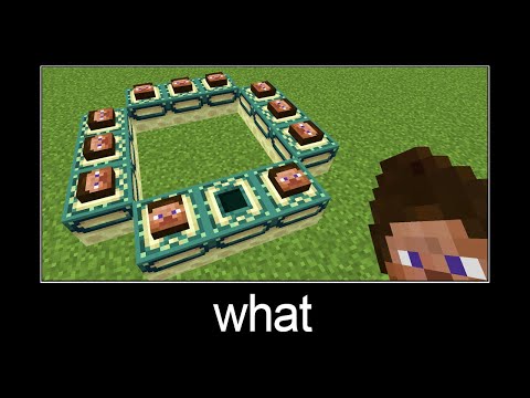 Minecraft wait what meme part 176 (steve portal)