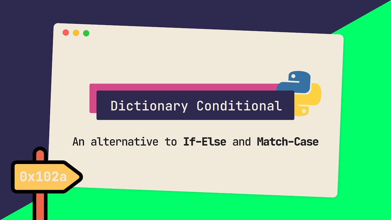 Match Case Python. Use a Dictionary. You use this dictionary