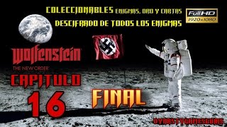 Wolfenstein Guía Capítulo 16 Regreso al complejo calavera Über Coleccionables Descifrado de Enigmas